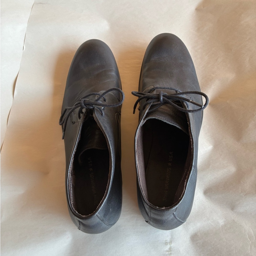 JOHN VARVATOS STAR USA COMMUTER CHUKKA BOOT PEBBLE LEATHER Size 10 - Picture 6 of 9